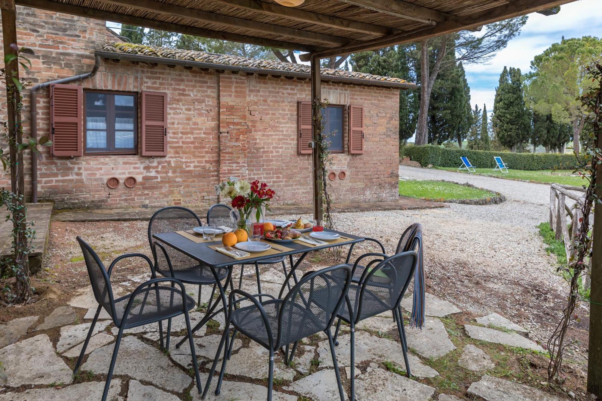 Villa Agriturismo Tenuta La Campana Asciano Ngoại thất bức ảnh